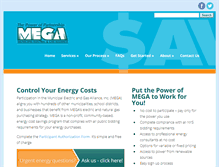 Tablet Screenshot of megaenergy.org